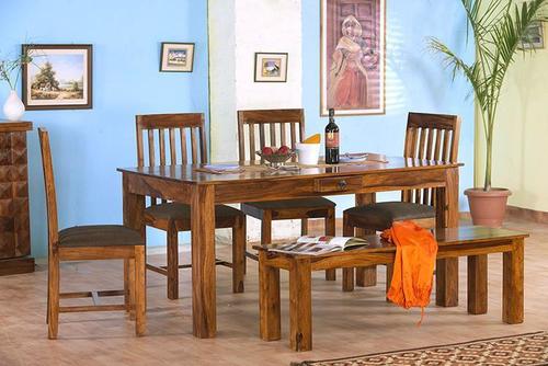 Solid Wood Dining Table Set Alora
