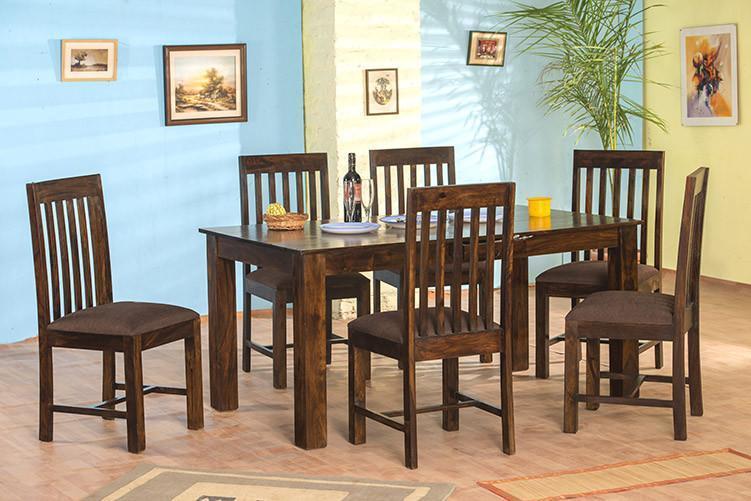 Solid Wood Dining Table Set Alora