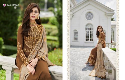 Blue Heavy Party Wear Plazzo Salwar Suits