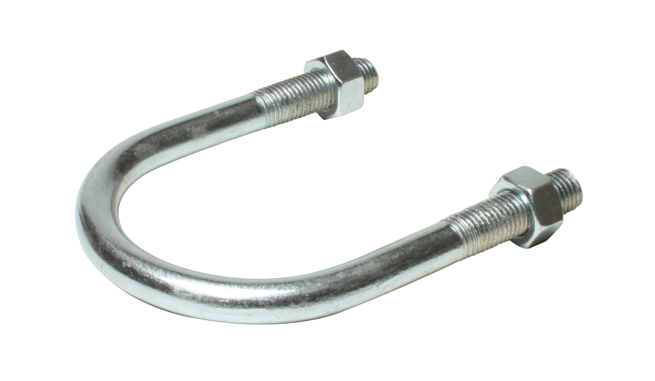 Stainless Steel U Clamp - 3 Inches Length, 1.5 Inches Width, 1/2 Inch Thread Size | Zinc Plated, Durable And Corrosion Resistant Fastening Solution