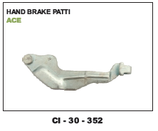 Hand Brake Patti Ace - 4 Wheeler Compatibility | Warranty Included, Durable Performance for Reliable Vehicle Safety