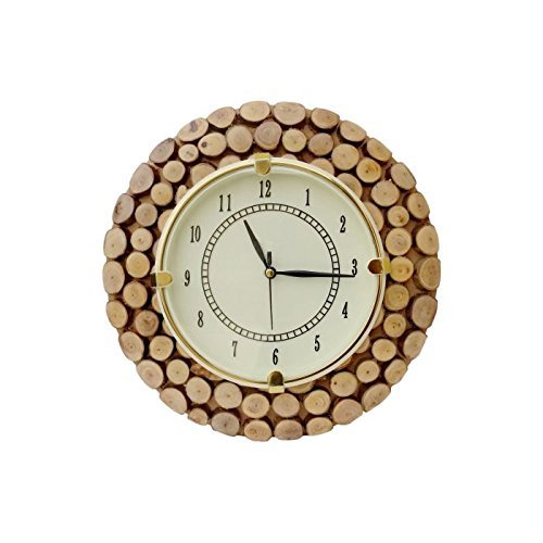 Wood Fancy Wooden Wall Hanging Clock Watch