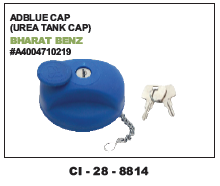 Urea Tank Cap Bharat Benz (cinew) - 4 Wheeler Compatibility | Warranty Included, Reliable Performance, Durable Design