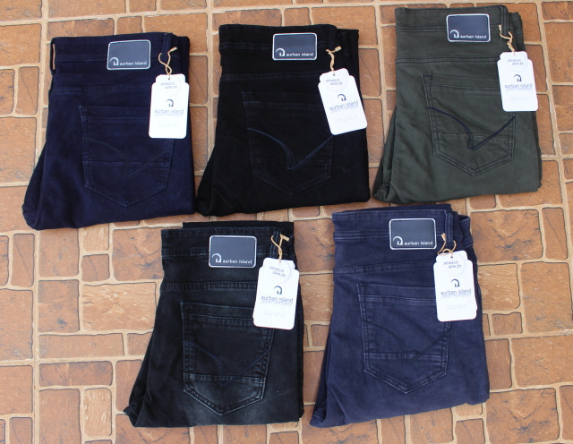 Dark Blue Knitted Lycra Jeans