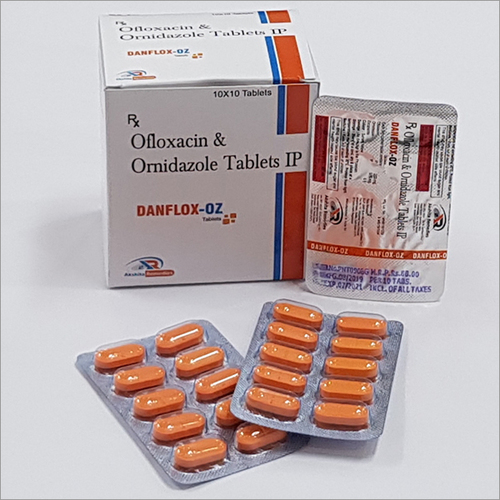 Ofloxacin And Ornidazole Tablets - 200mg Ofloxacin + 500mg Ornidazole | Treats Bacterial Infections, Suitable For Adults And Elderly