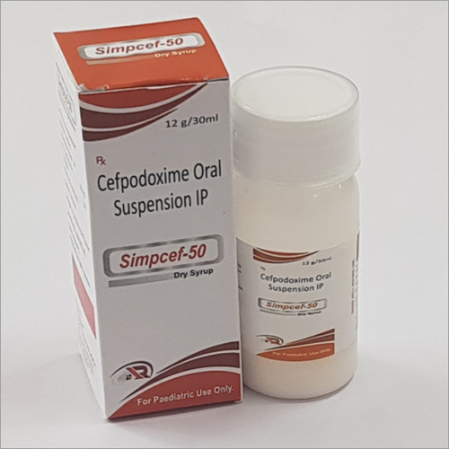 Cefpodoxime Proxetil - 50 Mg Dry Syrup | Liquid Antibiotic for Bacterial Infections, Doctor Recommended Dosage, Suitable for All