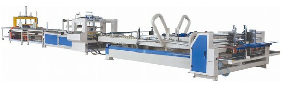 Folder Gluer Machine - Steel, 2000x1500x1000 Mm | Auto Folding, High Speed, Easy Operation, Precise Gluing, 50 Boxes/min