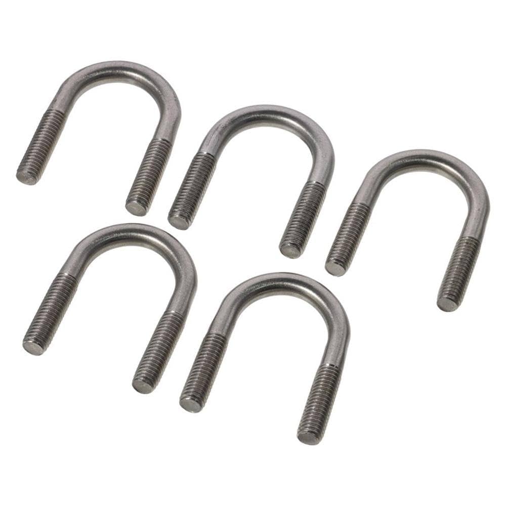 Ms Ss304 En8 U Bolt - Color: Black/ White