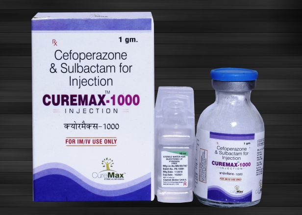 Powder Cefoperazone 500 Mg & Sulbactam 500 Mg Eqvt 1 Gm Injection