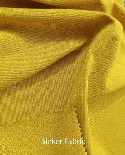 Sinker Fabric - 52% Cotton 48% Polyester, 42 Inch Width | Exceptionally Soft, Quick Dry, Washable, Available in All Solid Shades and Melanges