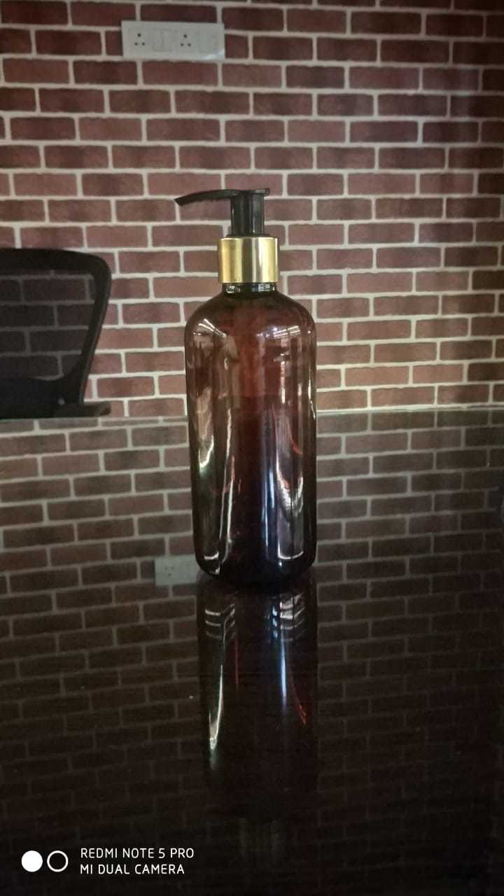 Plastic Round Shampoo Bottle
