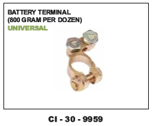 Battery Terminal 800 Gm (Cinew) - Durable Metal Construction, 4 Wheeler Compatibility | Includes Warranty For Enhanced Reliability