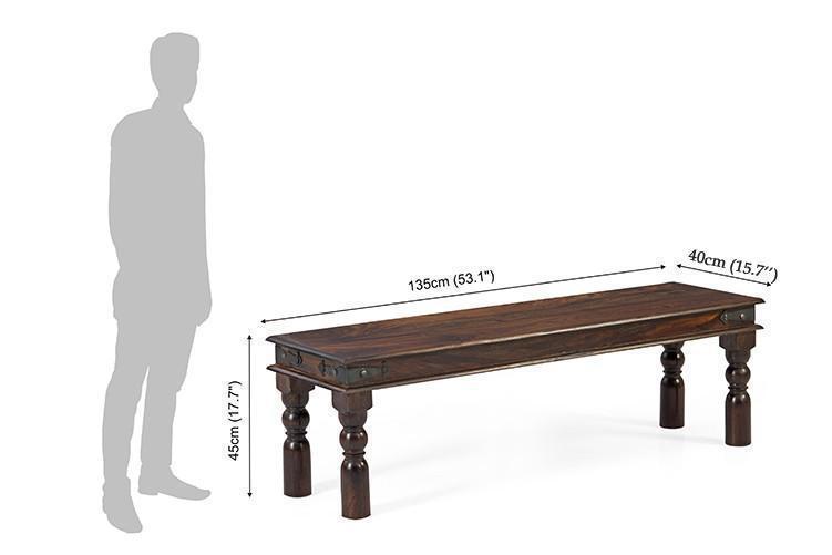 Solid Wood Dining Table Set Avian - 6 Seater Or 4 Seater With Bench, Eco-friendly Design And Modern Craftsmanship