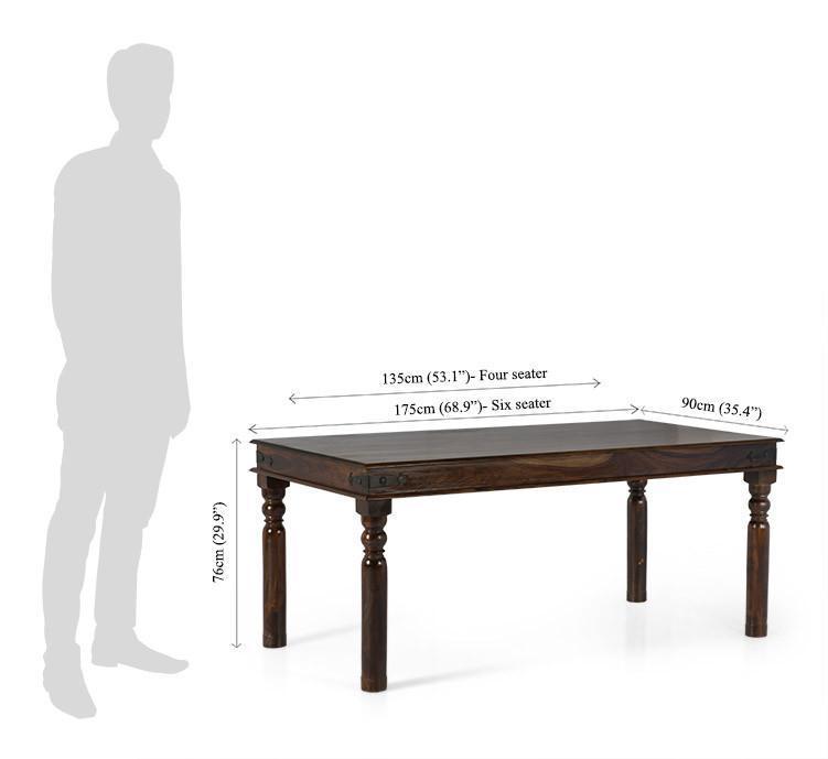 Solid Wood Dining Table Set Avian - 6 Seater Or 4 Seater With Bench, Eco-friendly Design And Modern Craftsmanship