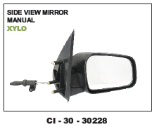 Side View Mirror Manual Xylo (Cinew) Vehicle Type: 4 Wheeler