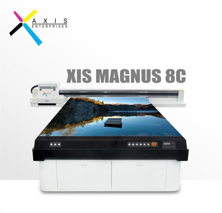 Digital Door Printing Machine - Glass, Wood, Steel | 2000x3000mm, Rico Gen5 Print Head, 720-1800 Dpi, Automatic Head Cleaning, Advanced Ink Tank System