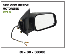 Side View Mirror Xylo - Durable ABS Material, 4 Wheeler Compatibility | Warranty Included, Enhanced Visibility Features