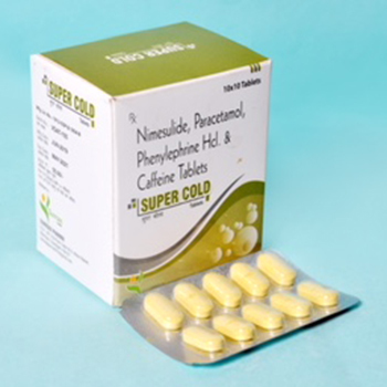 निमेसुलाइड पैराएक्टिकल फाइलेप्लिस एचडी और कैफीन टैबलेट