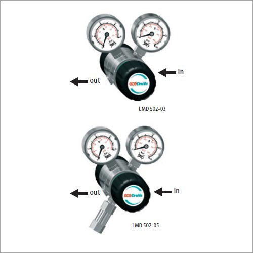 Line Pressure Regulators - Stainless Steel 316L Body, Hastelloy Diaphragm | 230/315 Bar Inlet Pressure, 0-200 Bar Outlet Pressure, Integrated Mesh Filter