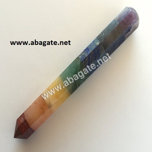 7 Chakra Bonded Massage Wand Grade: Aaa