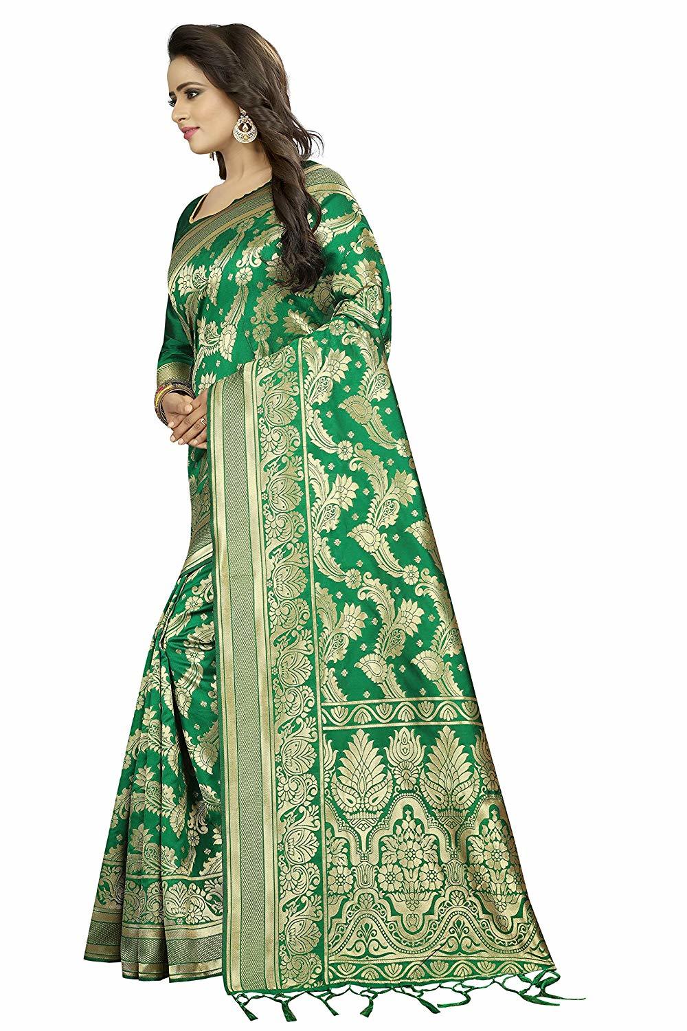 Green Silk Saree