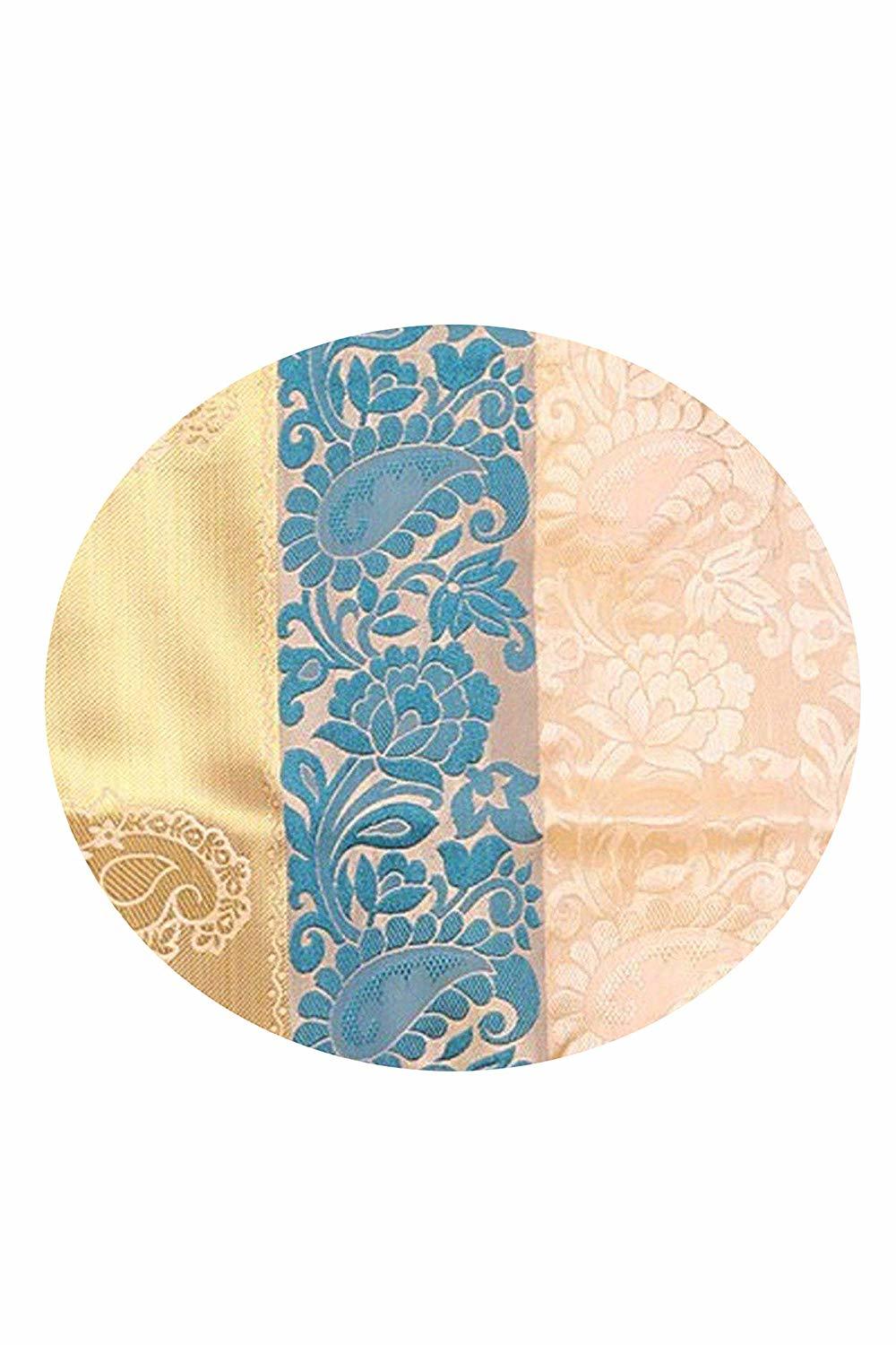 Ladies Casual Plain Saree - Cotton Silk, Chiku Color, Floral Print, Banarsi Style, Hand Embroidery, Skin-friendly And Lightweight