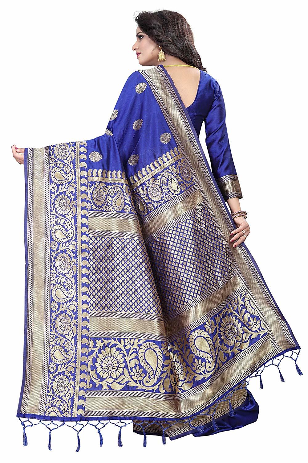 Blue Silk Saree