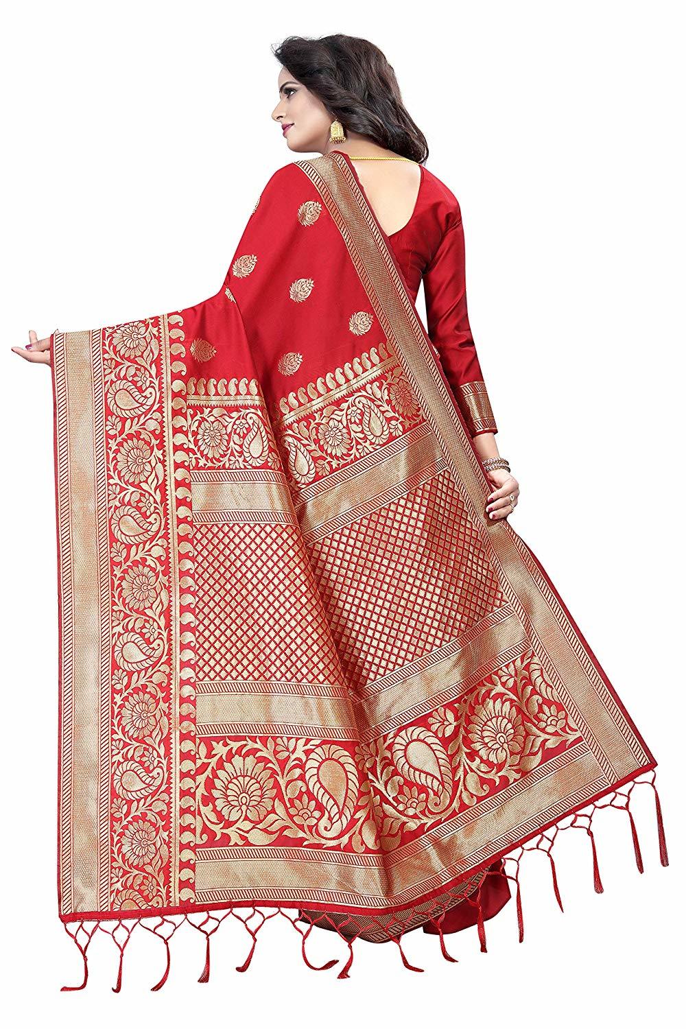 Red Silk Saree