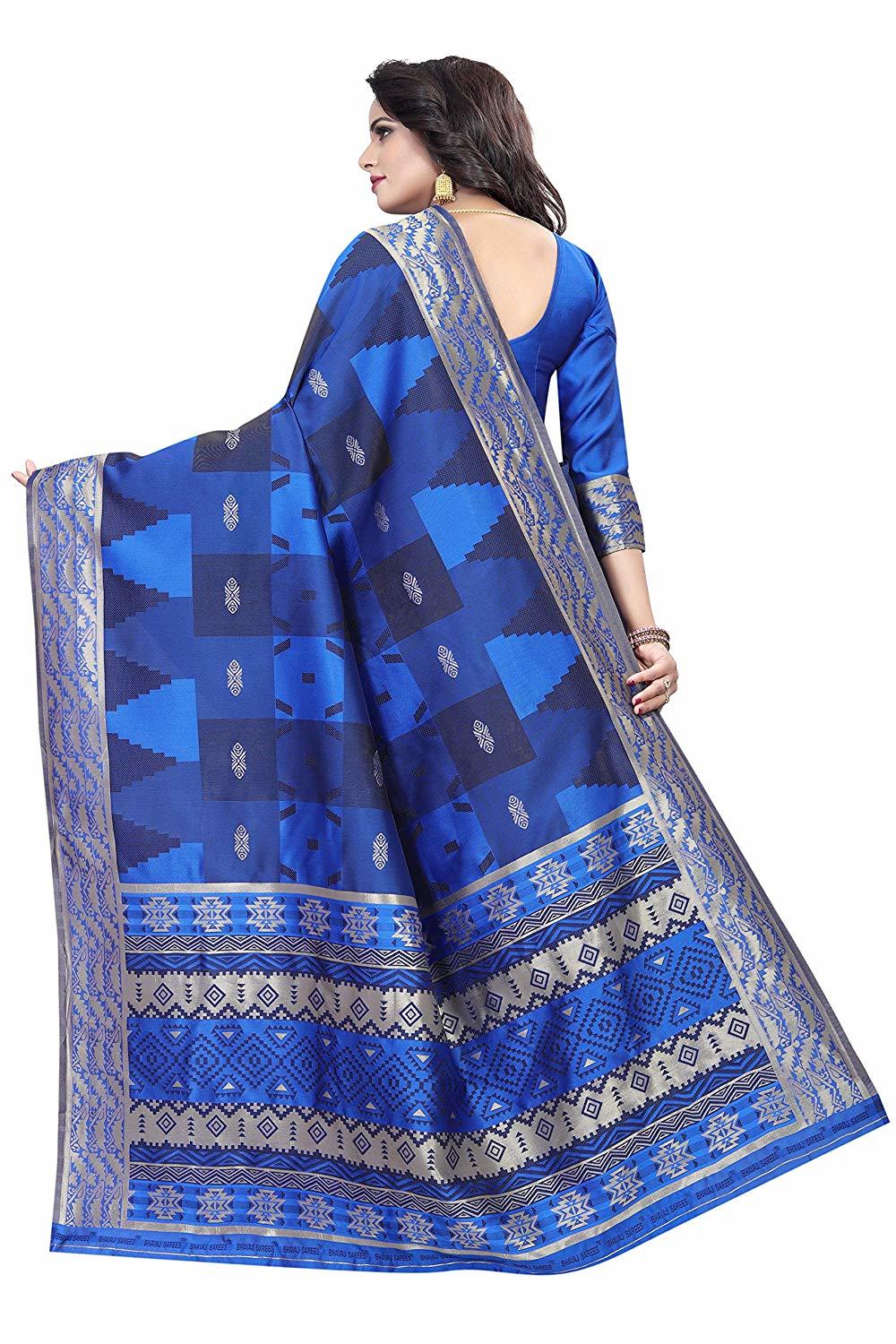 Blue Silk Saree