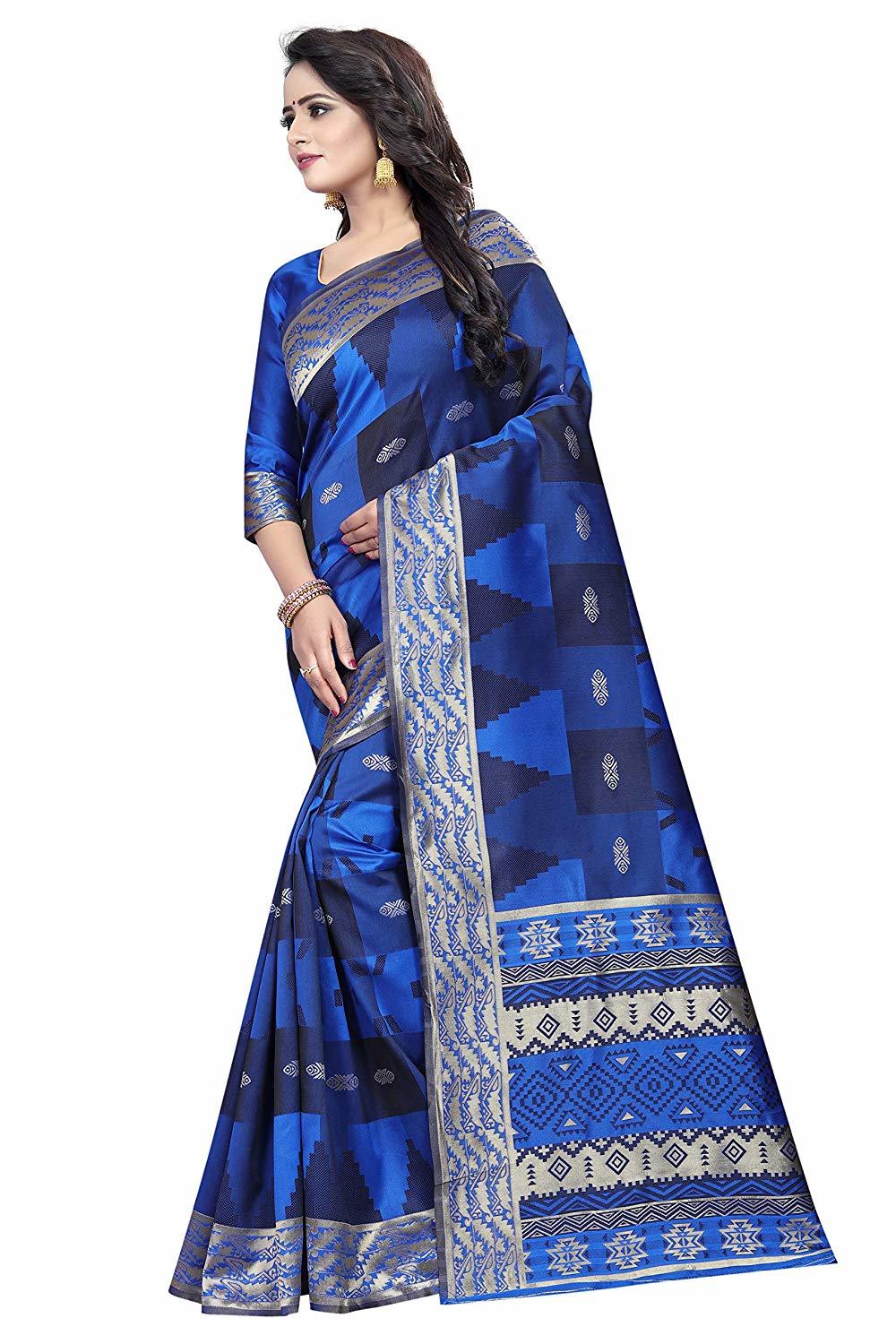 Blue Silk Saree