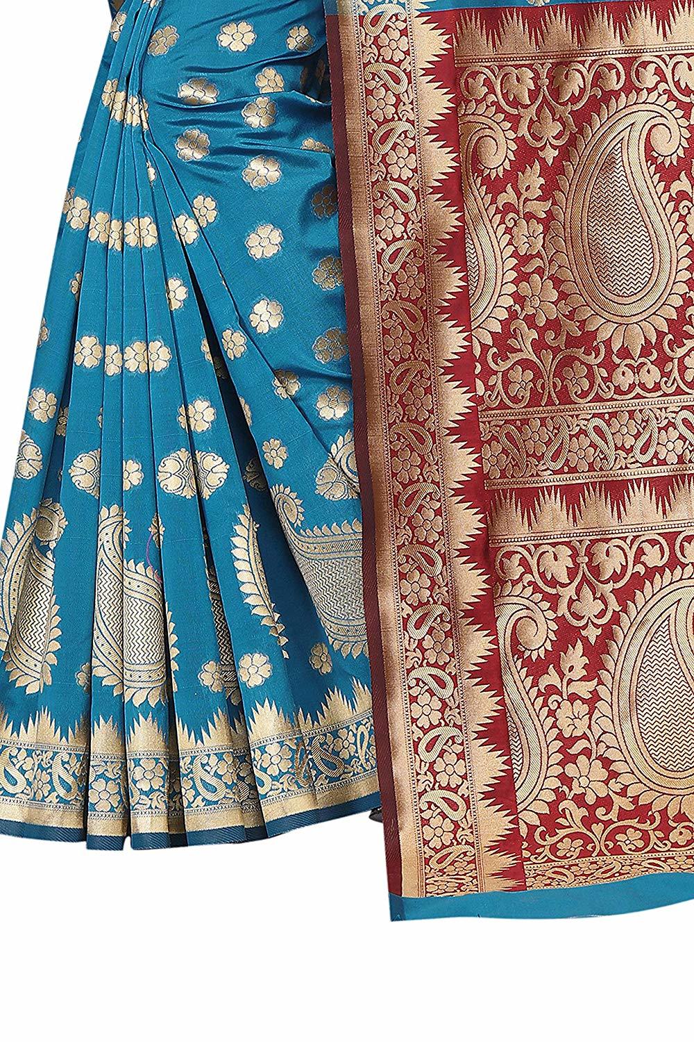 Blue Silk Saree