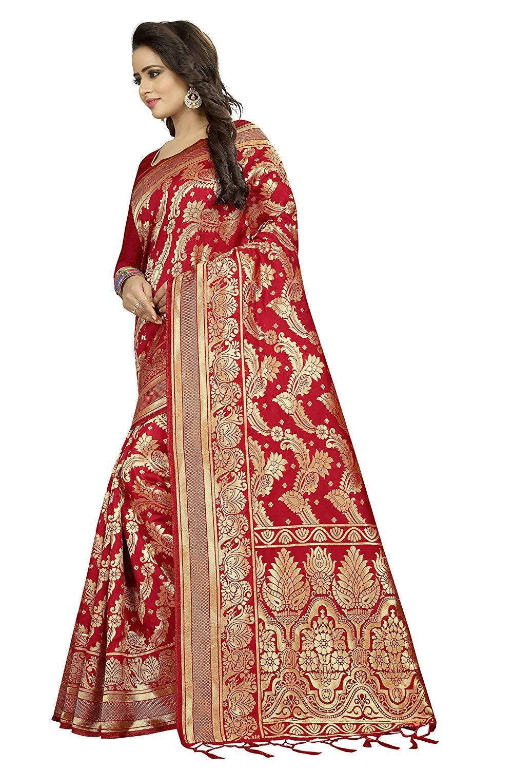 Red Silk Saree