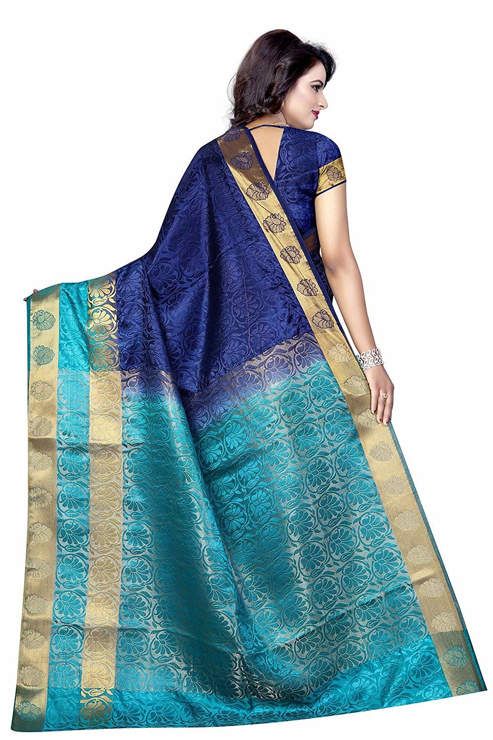 Blue Silk Saree