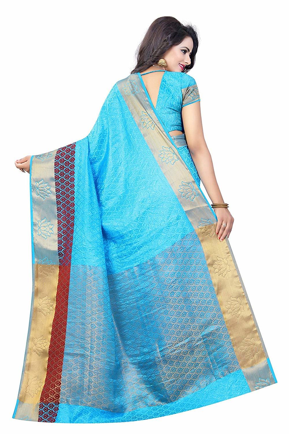 Blue Silk Saree