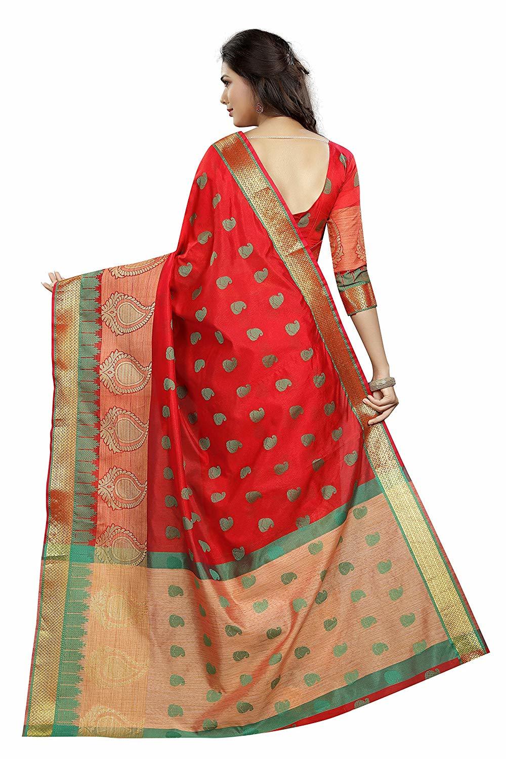 Red Silk Saree