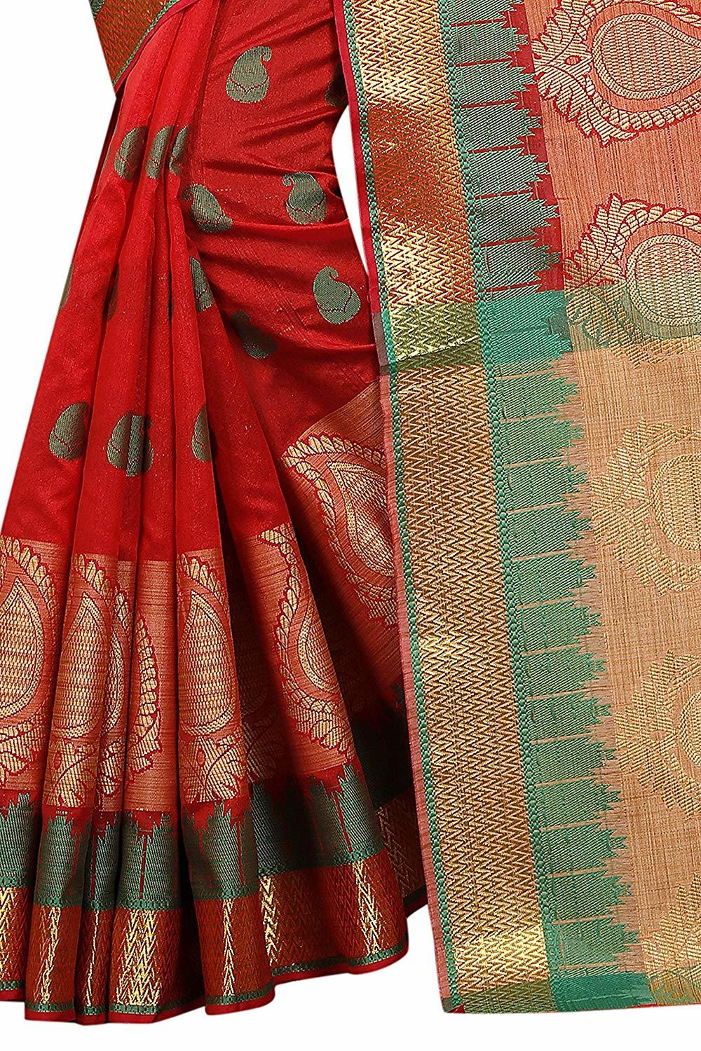 Red Silk Saree