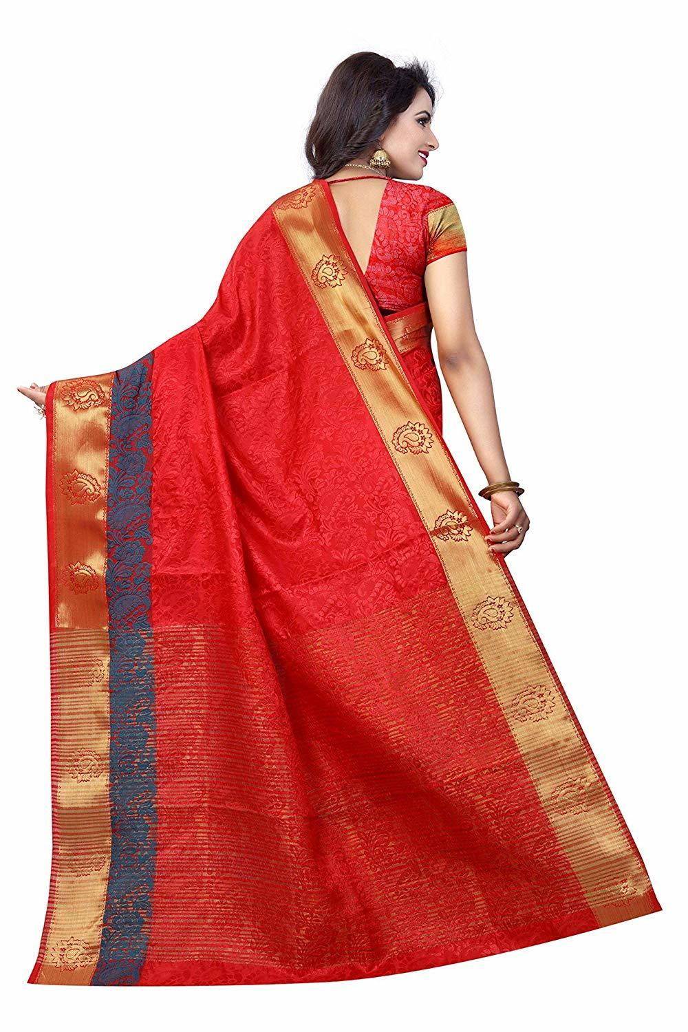 Red Silk Saree