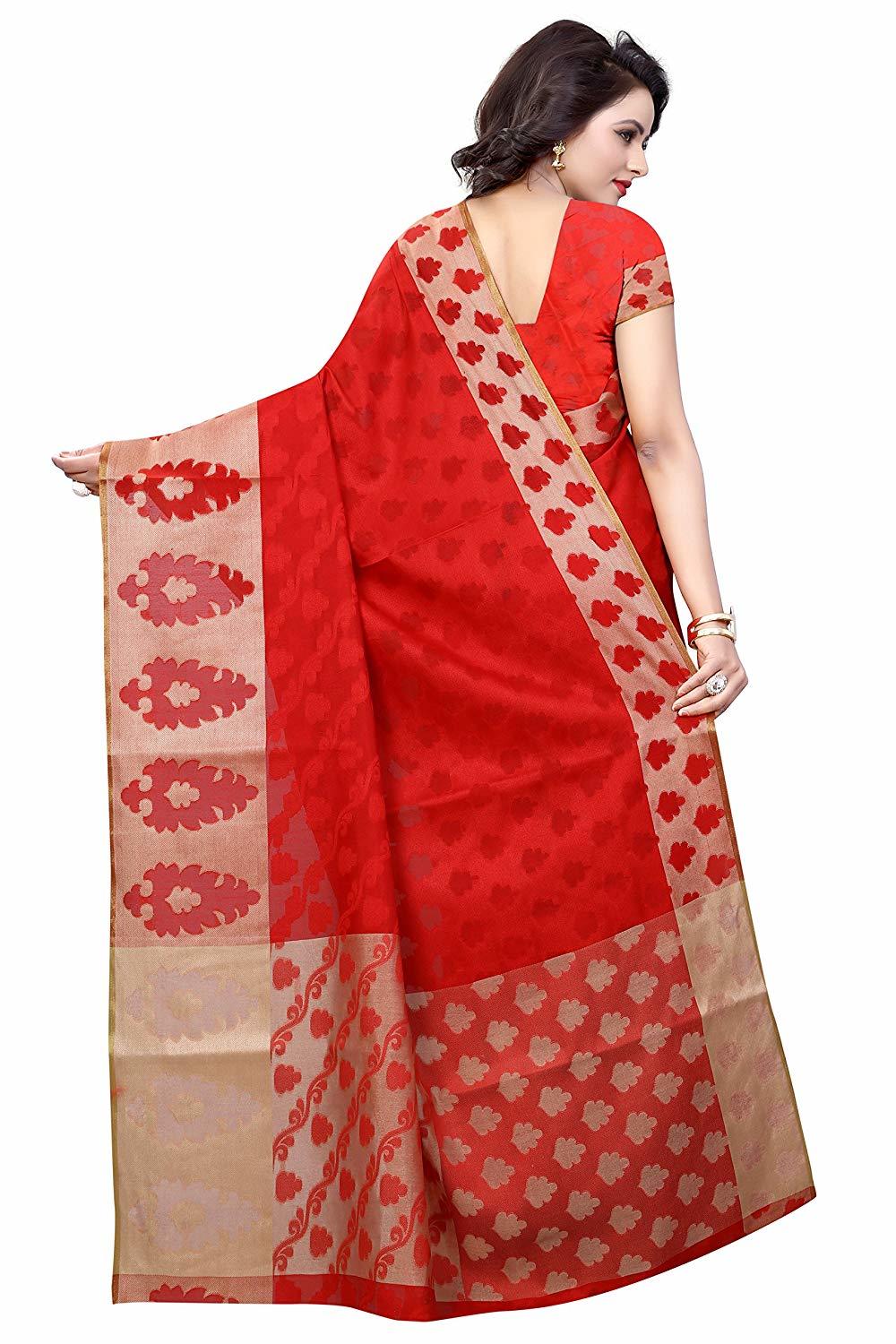 Red Silk Saree