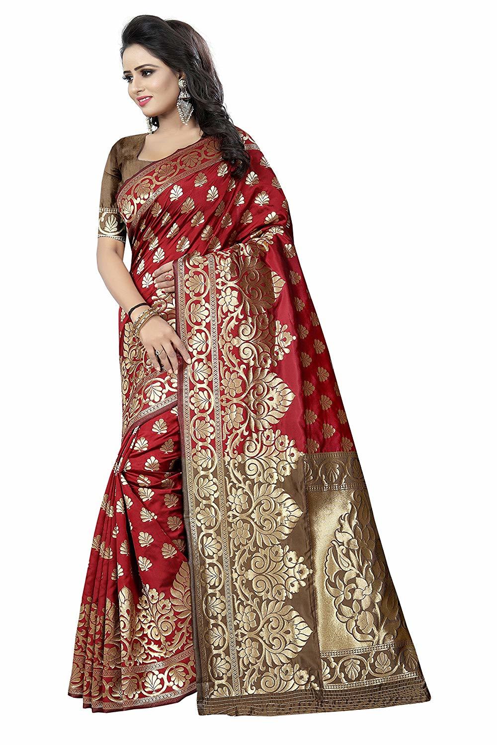 Red Silk Saree