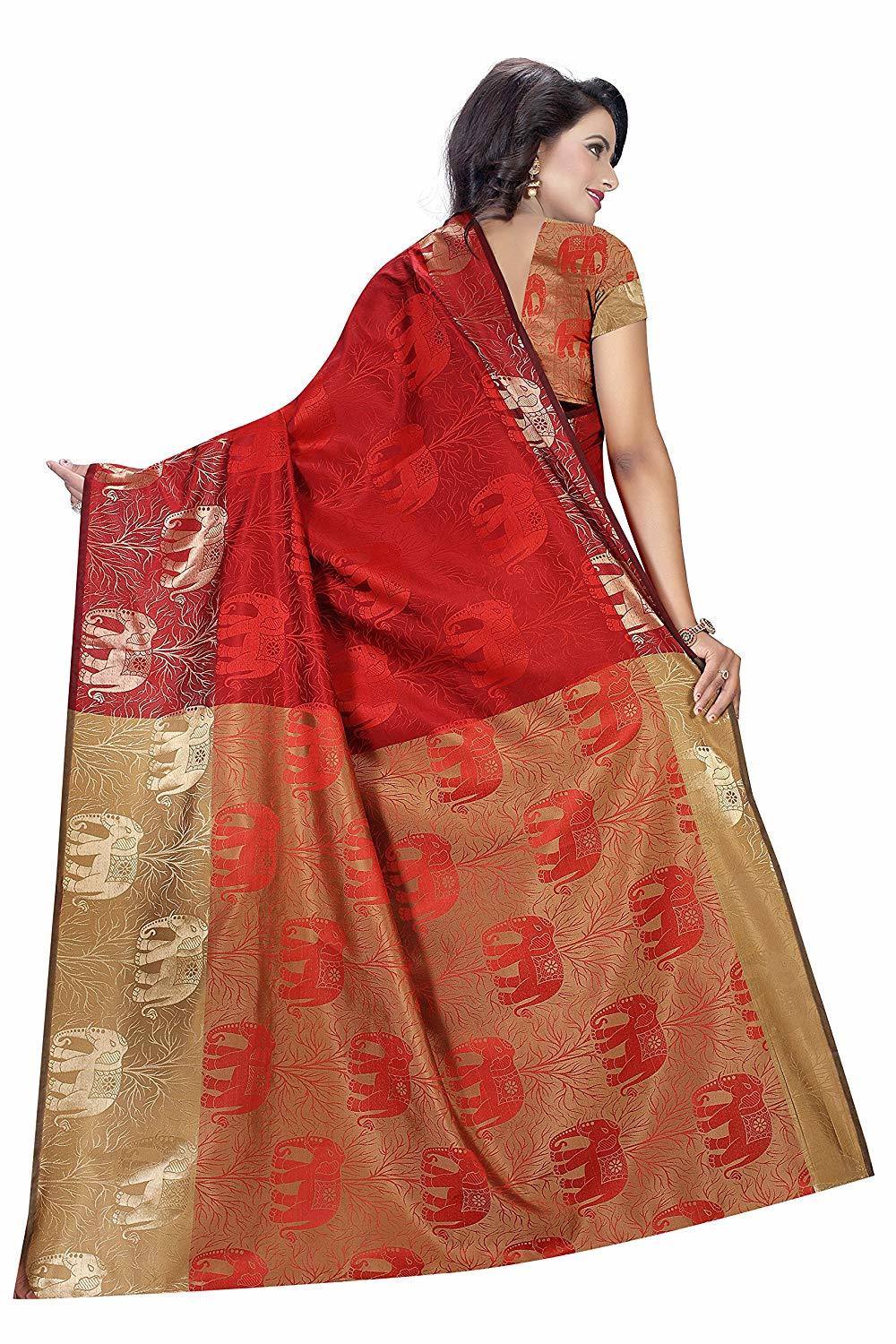 Red Silk Saree