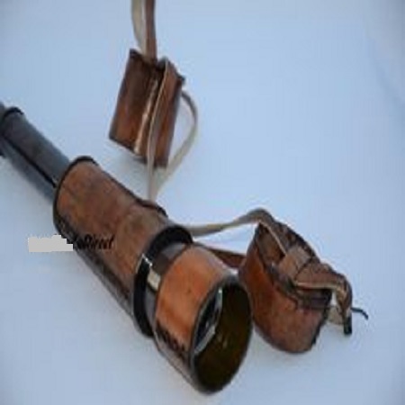 White & Brown Tripod Floor Lamp