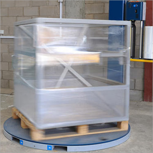 Semi-Automatic Box Stretch Wrapping Machine