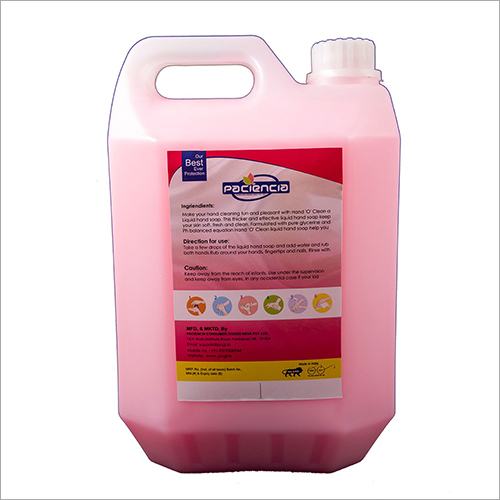 5 Ltr Hand Clean Soft Wash Application: House Hold