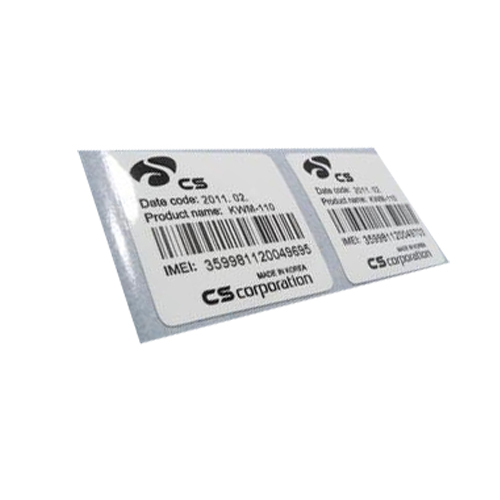 Barcode Stickers Label Application: Industrial