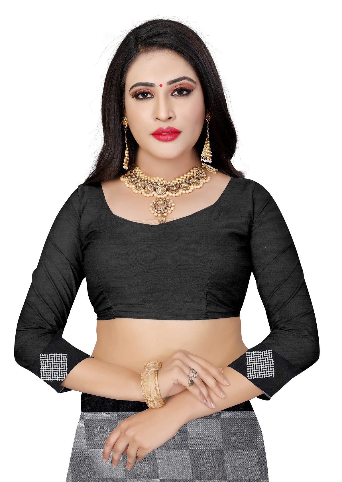 Black Silk Saree
