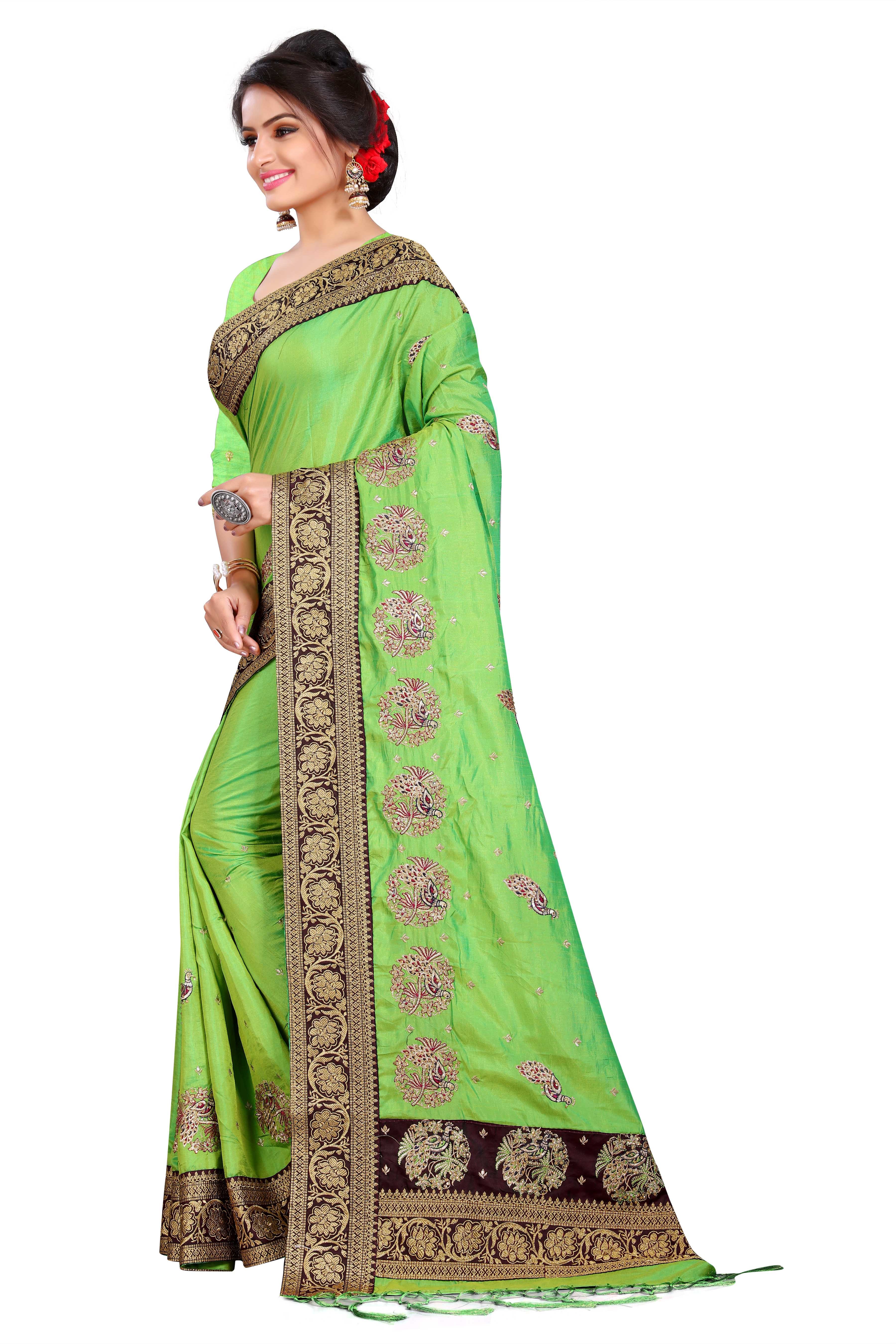 Light Green Silk Saree