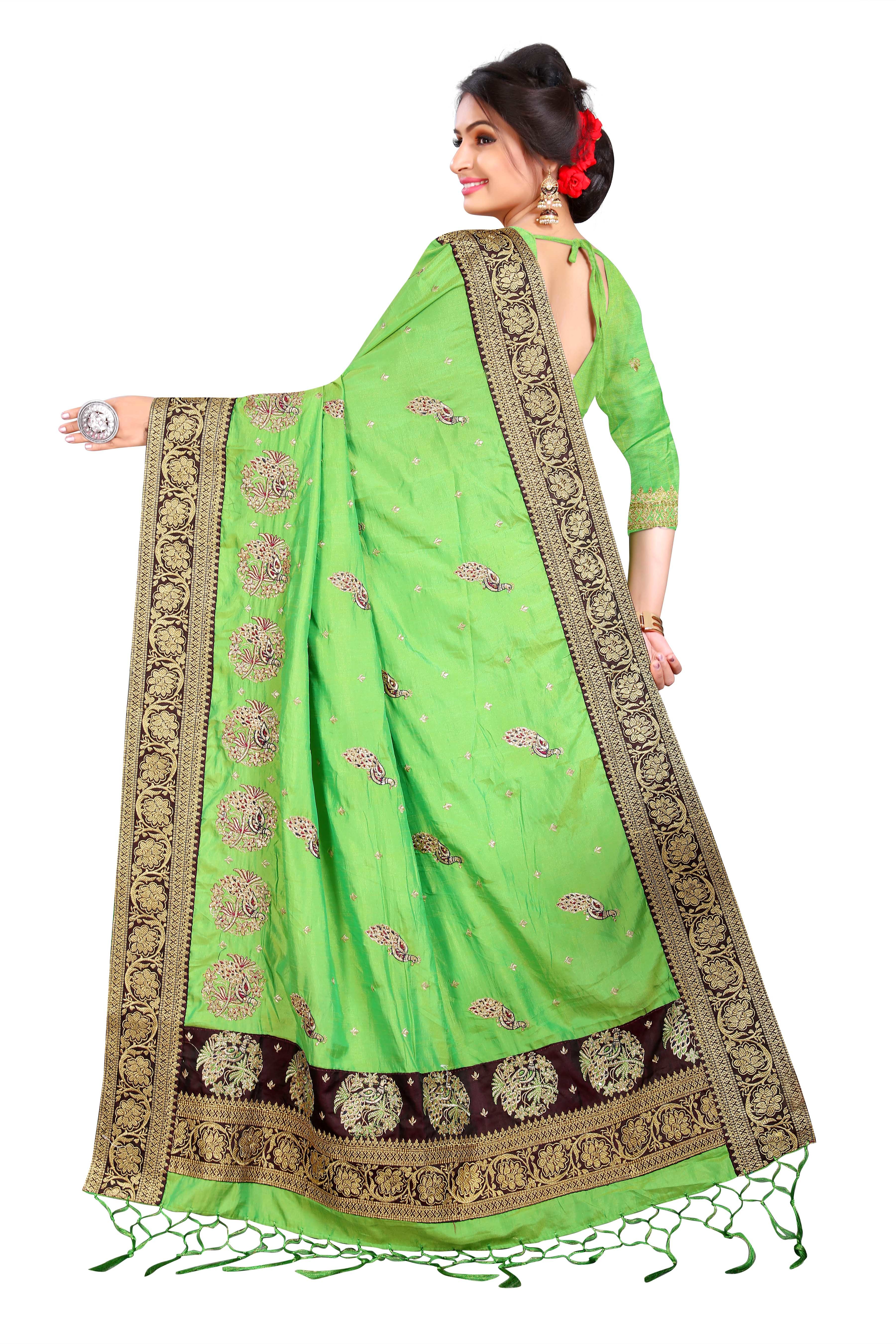 Light Green Silk Saree