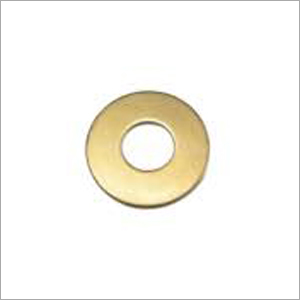 Brass Round Washers - Polished Brass, Different Sizes Available, Golden Color, Corrosion Resistant, Industrial Use