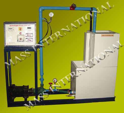 centrifugal pump परीक्षण रिग