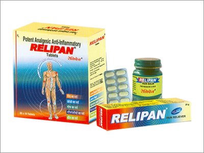 Relipan टैबलेट्स/मार्जिन/दर्द बाम